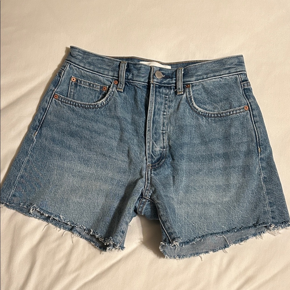 Denim Forum The Ex-Boyfriend Midi Denim Short